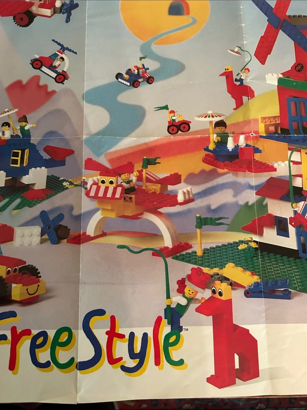 Lego 4162 Free Style poster, vintage 1995